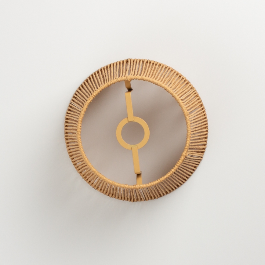 Brilagi - LED-Pendelleuchte mit Kabel CERIA BOHO 1xE27/40W/230V Ø 28 cm, braun