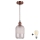 Brilagi - LED-Pendelleuchte mit Kabel RETRO GLASS 1xE27/60W/230V Ø 14 cm kupfer/weiß