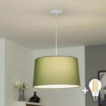 Brilagi - LED-Pendelleuchte mit Kabelaufhängung CERIA 1xE27/40W/230V Ø 45 cm grün