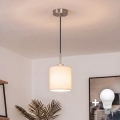 Brilagi - LED-Pendelleuchte mit Kabelaufhängung NUBILA 1xE27/60W/230V Ø 14 cm schwarz/creme