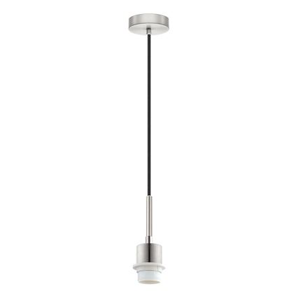 Brilagi - LED-Pendelleuchte mit Seilaufhängung NUBILA 1xE27/60W/230V Ø 14 cm schwarz/hellbraun
