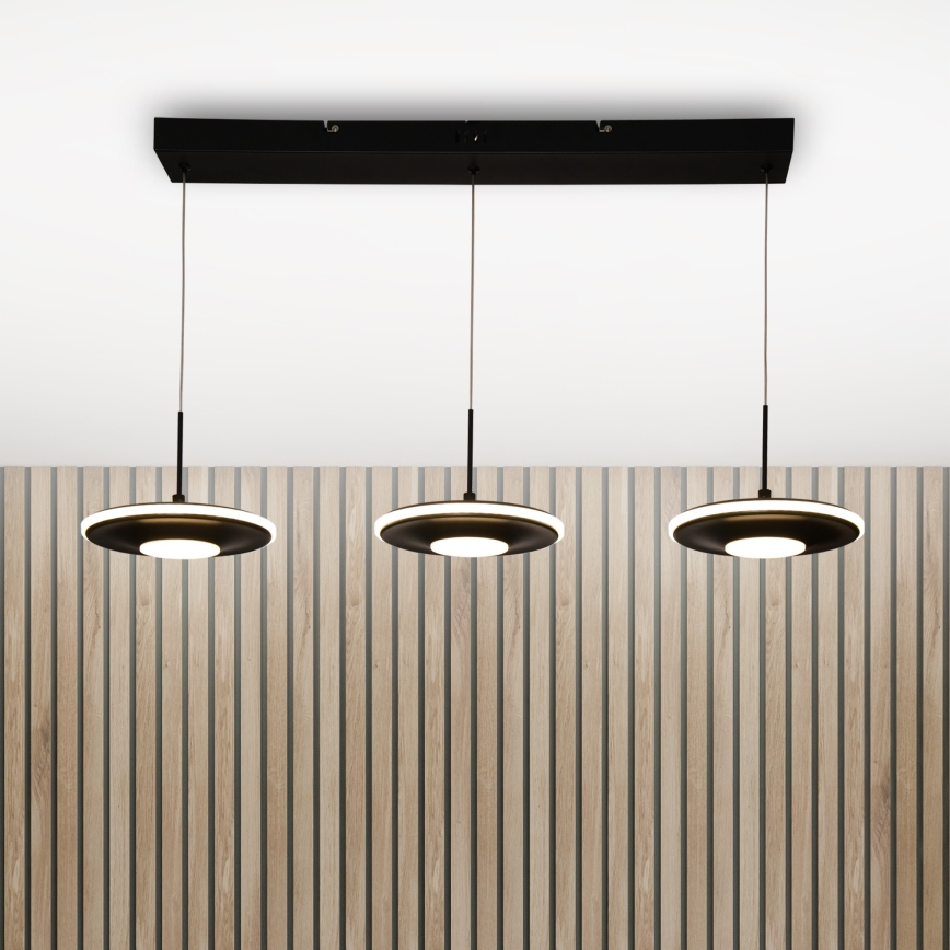 Brilagi - LED-Pendelleuchte mit Seilaufhängung VERANO 3xLED/15W/230V