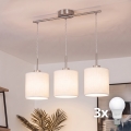 Brilagi - LED-Pendelleuchte NUBILA 3xE27/60W/230V weiß