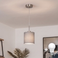 Brilagi - LED-Pendelleuchte NUBILA an Kabel, 1xE27/60W/230V, Ø 14 cm, hellgrau