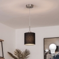 Brilagi - LED-Pendelleuchte NUBILA mit Kabel 1x E27/60W/230V Ø 14 cm schwarz