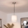 Brilagi - LED-Pendelleuchte NUBILA mit Kabelaufhängung 1xE27/60W/230V Ø 14 cm schwarz/weiß