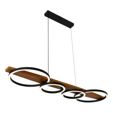 Brilagi - LED-Pendelleuchte PLANK an Kabel, LED/35W/230V, 4000K, 30x100 cm, Holz