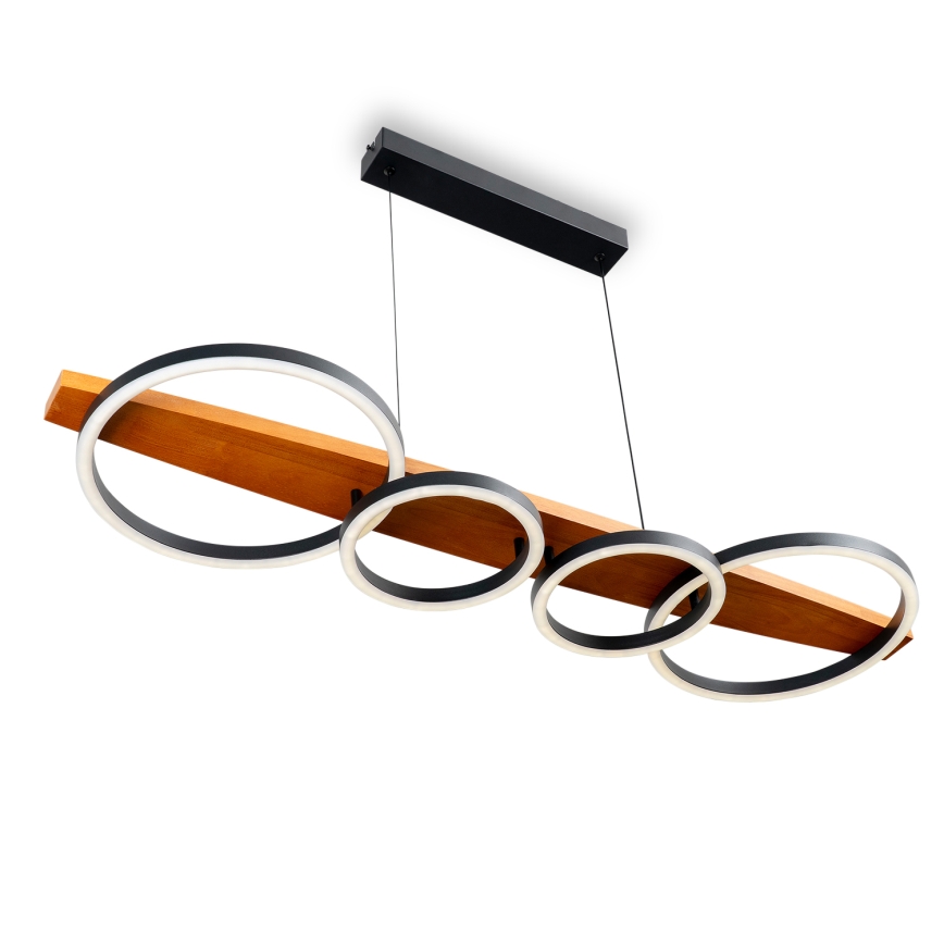 BRILAGI - LED-Pendelleuchte PLANK an Kabel, LED/35W/230V, 4000K, 30x100 cm, Holz