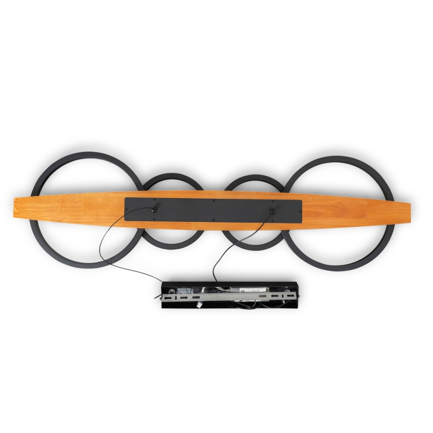 BRILAGI - LED-Pendelleuchte PLANK an Kabel, LED/35W/230V, 4000K, 30x100 cm, Holz