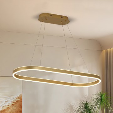 Brilagi - LED-Pendelleuchte PONDIE LED/44W/230V 80x30 cm in Gold