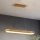 Brilagi - LED-Pendelleuchte UMEA WOOD mit Seilaufhängung, LED/30W/230V, 70x20 cm, Holz