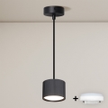 Brilagi - LED RGB+CCT dimmbare Hängeleuchte an Kabel STRIPY 1xGX53/14W/230V 2700-6500K Wi-Fi Tuya schwarz