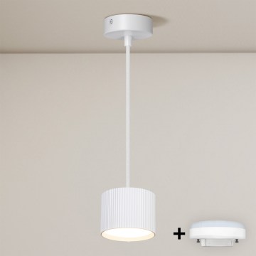 Brilagi - LED RGB+CCT dimmbare Hängeleuchte an Kabeln STRIPY 1xGX53/14W/230V 2700-6500K Wi-Fi Tuya weiß