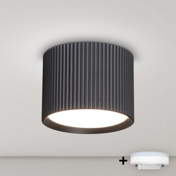 Brilagi - LED RGB+CCT dimmbarer Einbaustrahler STRIPY 1xGX53/14W/230V 2700-6500K Wi-Fi Tuya schwarz