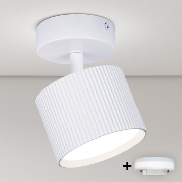 Brilagi - LED RGB+CCT dimmbarer Einbaustrahler STRIPY 1xGX53/14W/230V 2700-6500K Wi-Fi Tuya weiß