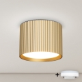 BRILAGI - LED RGB+CCT dimmbarer Einbaustrahler STRIPY 1xGX53/14W/230V 60x82 mm 2700-6500K Wi-Fi Tuya goldfarben