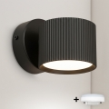 Brilagi - LED RGB+CCT dimmbarer Wandstrahler STRIPY 1xGX53/14W/230V 2700-6500K Wi-Fi Tuya schwarz