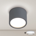 BRILAGI - LED RGB+CCT dimmbares Badezimmer-Einbau-Spot SMOOTH1xGX53/14W/230V 60x82 mm 2700-6500K Wi-Fi Tuya Anthrazit IP54