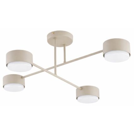 BRILAGI - LED RGB+CCT dimmbare aufgesetzte Deckenleuchte MONO 4xGX53/14W/230V 2700-6500K Wi-Fi Tuya schwarz