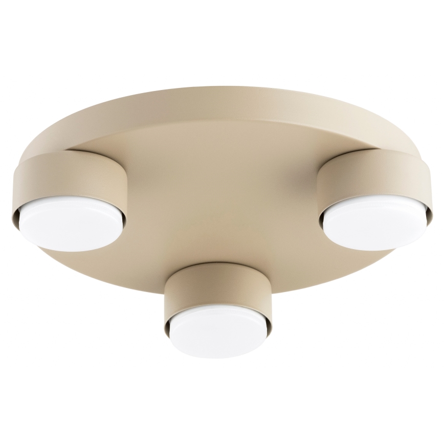 Brilagi - LED RGB+CCT dimmbare Deckenleuchte MONO 3xGX53/14W/230V 2700-6500K Wi-Fi Tuya Ø 30 cm beige