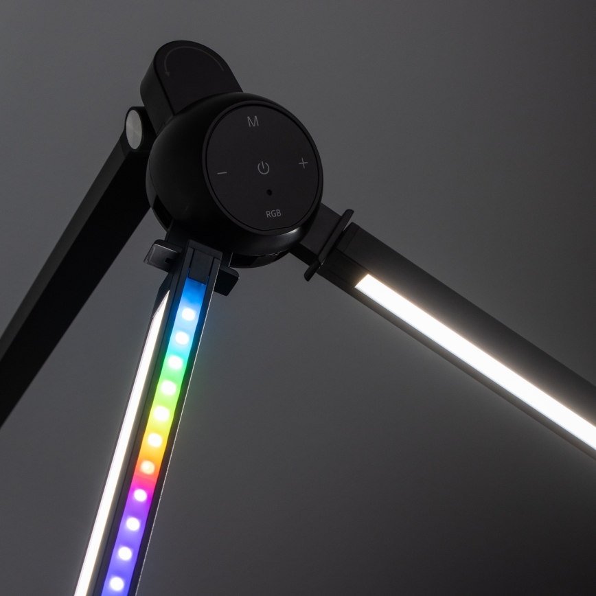 BRILAGI - RGBTW-LED, dimmbare Tischlampe mit Klemme und Touch-Bedienung VARIO LED/18W/230V 3000-6500K CRI 96 schwarz
