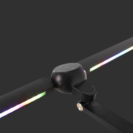 BRILAGI - RGBTW-LED, dimmbare Tischlampe mit Klemme und Touch-Bedienung VARIO LED/18W/230V 3000-6500K CRI 96 schwarz