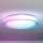 Brilagi - LED RGB dimmbare Deckenleuchte FLOCO LED/30W/230V 3000-6500K Wi-Fi Tuya + LED/6W + Fernbedienung