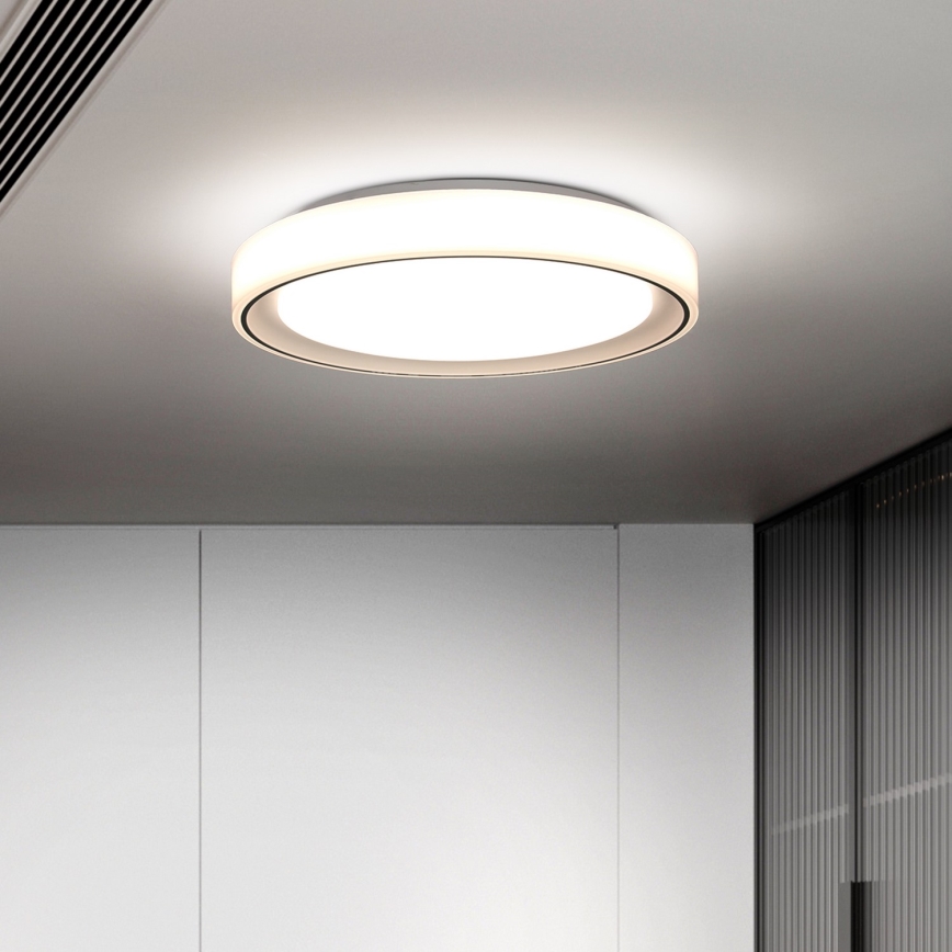 Brilagi - LED RGB dimmbare Deckenleuchte FLOCO LED/30W/230V 3000-6500K Wi-Fi Tuya + LED/6W + Fernbedienung
