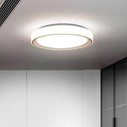 Brilagi - LED RGB dimmbare Deckenleuchte FLOCO LED/30W/230V Ø 39,5 cm 3000-6500K Wi-Fi Tuya + LED/6W + Fernbedienung