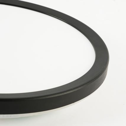 Brilagi - LED RGBW dimmbare Deckenleuchte ULTRA SLIM LED/18W/230V 2700-6500K Ø 30 cm schwarz + Fernbedienung