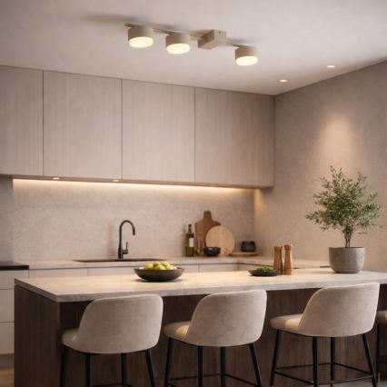BRILAGI - LED RGB+CCT dimmbare Einbauleuchte MONO 3xGX53/14W/230V 2700-6500K Wi-Fi Tuya beige