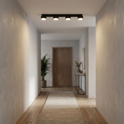 BRILAGI - LED RGB+CCT dimmbarer Einbaustrahler MONO 4xGX53/14W/230V 2700-6500K Wi-Fi Tuya schwarz