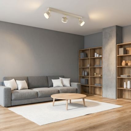 Brilagi - LED RGB+CCT dimmbarer Einbaustrahler MONO 3xGX53/14W/230V 2700-6500K Wi-Fi Tuya beige