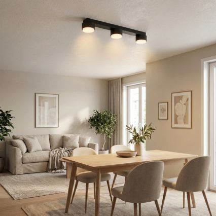 BRILAGI - LED RGB+CCT dimmbarer Einbaustrahler MONO 3xGX53/14W/230V 2700-6500K Wi-Fi Tuya schwarz