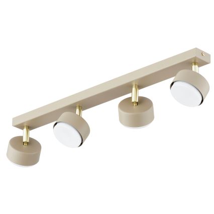 BRILAGI - LED RGB+CCT dimmbarer Einbaustrahler MONO 4xGX53/14W/230V 2700-6500K Wi-Fi Tuya beige