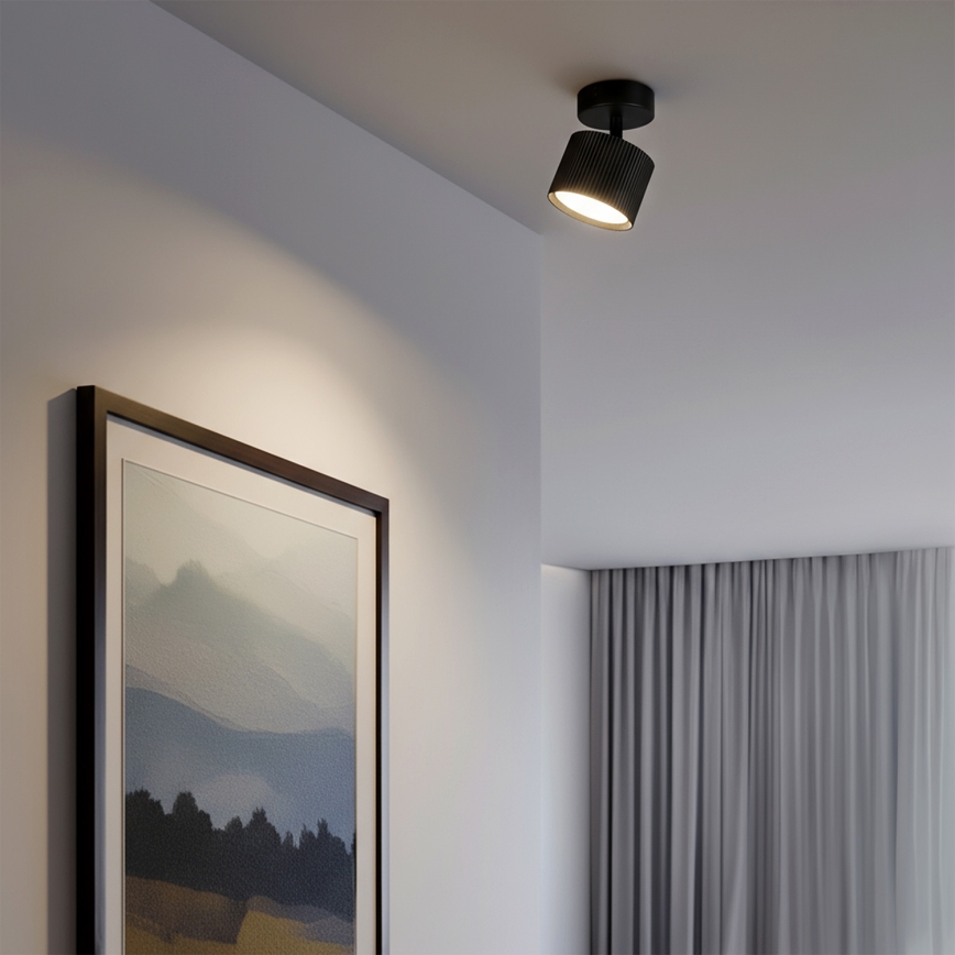 BRILAGI - Dimmbarer LED-Spot RGB+CCT STRIPY 1xGX53/14W/230V pr. 82 mm 2700-6500K Wi-Fi Tuya schwarz