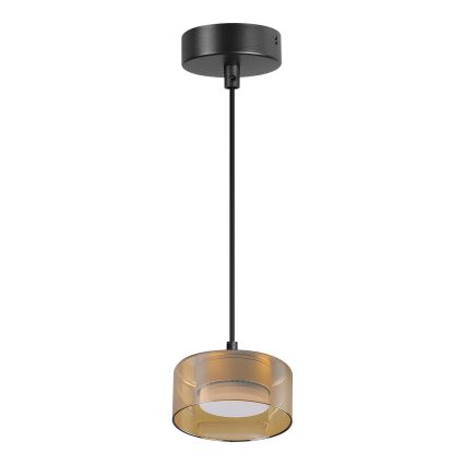 BRILAGI - LED RGB+CCT, dimmbare Hängeleuchte mit Seilaufhängung AURA LUX 1xGX53/14W/230V 2700-6500K Wi-Fi Tuya schwarz/gold