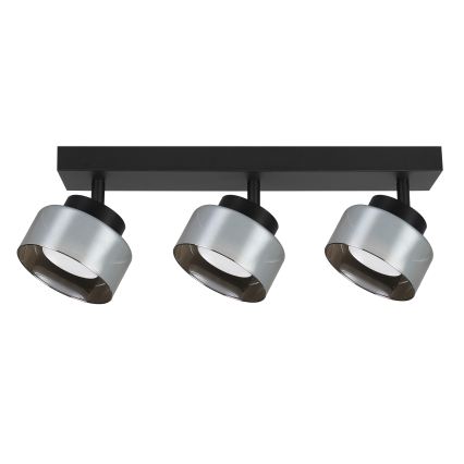 BRILAGI - LED RGB+CCT dimmbarer Einbaustrahler AURA LUX 3xGX53/14W/230V 2700-6500K Wi-Fi Tuya schwarz/rauchfarben