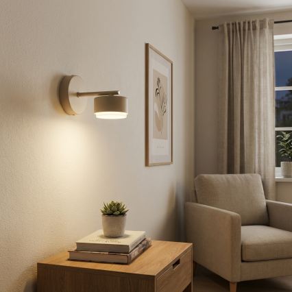 Brilagi - LED RGB+CCT dimmbare Wandleuchte MONO 1xGX53/14W/230V 2700-6500K Wi-Fi Tuya beige