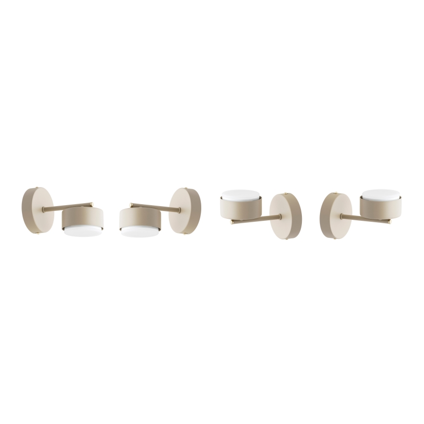 Brilagi - LED RGB+CCT dimmbare Wandleuchte MONO 1xGX53/14W/230V 2700-6500K Wi-Fi Tuya beige