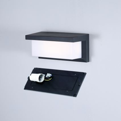 BRILAGI - LED RGBW dimmbare Außenwandleuchte BRICKY 1xE27/12W/230V 2700-6500K anthrazit IP54