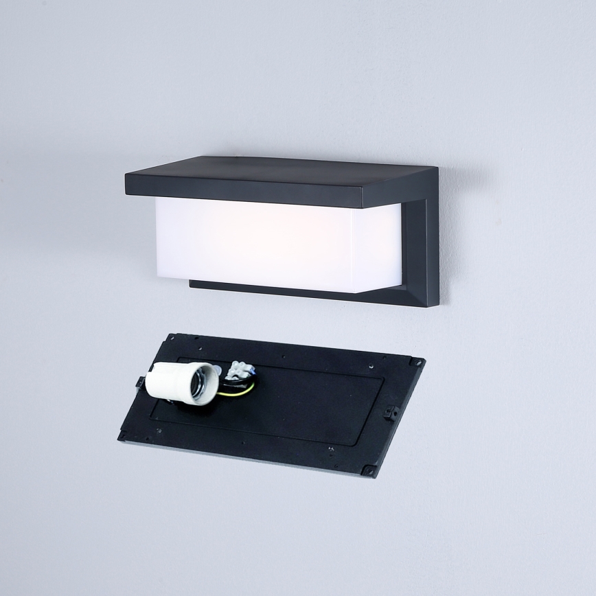 Brilagi - LED RGBW dimmbare Außenwandleuchte BRICKY 1xE27/9W/230V 2700-6500K anthrazit IP54