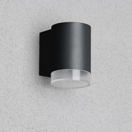 Brilagi - LED RGBW dimmbare Außen-Wandleuchte MATERA 1xGU10/4,8W/230V 3000K IP54 schwarz + Fernbedienung