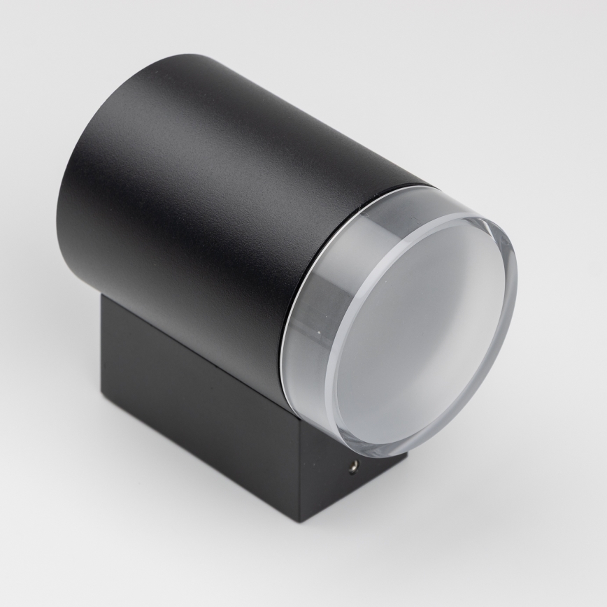 Brilagi - LED RGBW dimmbare Außen-Wandleuchte MATERA 1xGU10/4,8W/230V 3000K IP54 schwarz + Fernbedienung