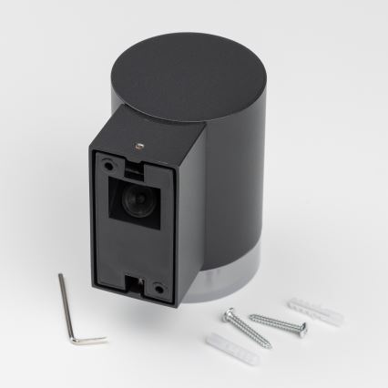 Brilagi - LED RGBW dimmbare Außen-Wandleuchte MATERA 1xGU10/6W/230V 3000K IP54 schwarz + Fernbedienung