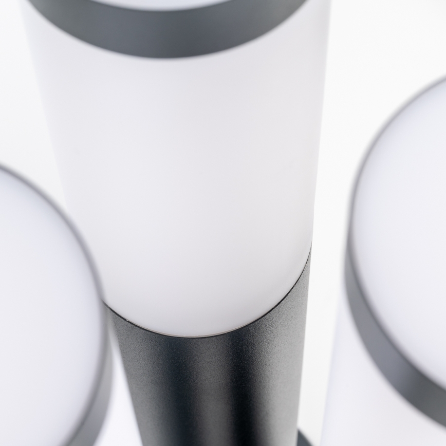BRILAGI - LED RGBW dimmbare Außenleuchte mit Steckdose ELIA 1xE27/6,5W/230V 2700-6500K IP44 Wi-Fi 50 cm Anthrazit