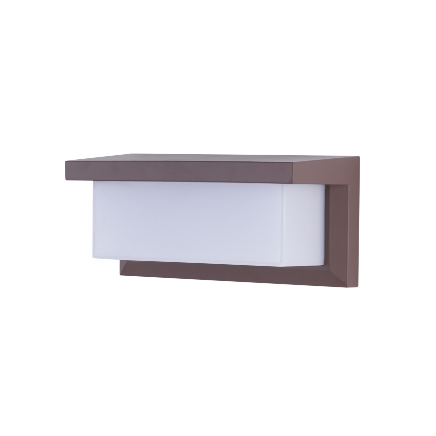 Brilagi - LED RGBW dimmbare Außenwandleuchte BRICKY 1xE27/9W/230V 2700-6500K IP54 braun