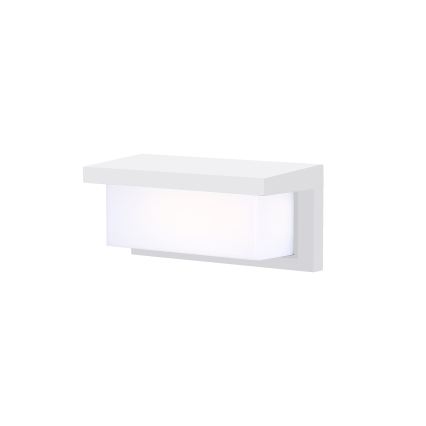 Brilagi - LED RGBW dimmbare Außenwandleuchte BRICKY 1xE27/9W/230V 2700–6500K IP54 Weiß