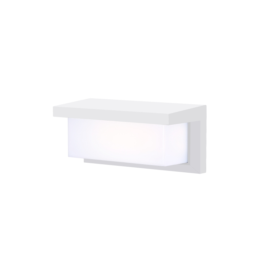 Brilagi - LED RGBW dimmbare Außenwandleuchte BRICKY 1xE27/9W/230V 2700–6500K IP54 Weiß