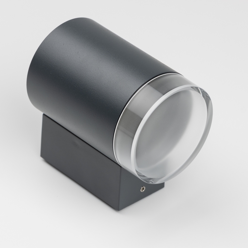 Brilagi - LED RGBW dimmbare Außenwandleuchte MATERA 1xGU10/6W/230V 3000K IP54 Anthrazit + Fernbedienung